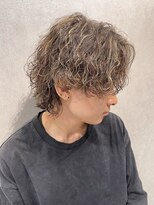 ネクストネオ 静岡(NEXT NEO)&nbsp;NEXTNEO【櫻田】センターパートウルフ　メッシュ波巻きパーマ