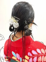 ケンジ 横浜(KENJE)&nbsp;さとうあやか/カチモリヘア/ツインアレンジ/成人式/卒業式