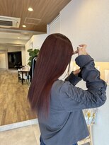 ウタリ(utari)&nbsp;ブリーチなしレッドカラー【難波 桜川/トレンドカラー】