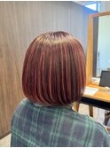 表面ハイライトピンクボブ