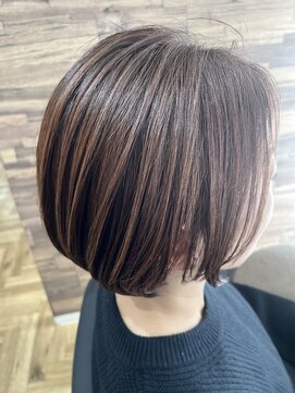 スマイル(SMILE) 20、30、40代大人可愛い丸みマッシュショートボブナチュラルボブ