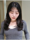 ◆モテ髪ロングレイヤー/小顔レイヤーカット/暗髪/ワンカール