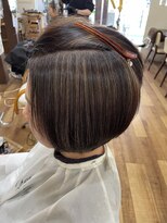 ディスアンドザット あびこ店(THIS&THAT) ハイライト×明るい白髪染め