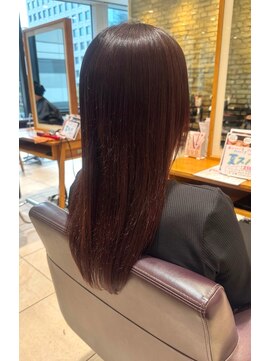 ビーハイブ 一番町店 アヴェダ(BEHIVE) 髪質改善ストレート☆