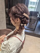 リップル(Ripple)&nbsp;【海浜幕張 Ripple】四つ編みMIX×ワンサイドアレンジ