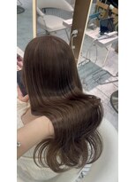 ロンドルピナス 小倉(Lond Lupinus)&nbsp;黒髪カタログ/オリーブグレー/ココアベージュ/小顔に見せるヘア