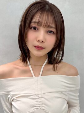 ショート/ボブ/髪質改善/脱白髪染め/白髪ぼかしハイライト