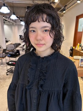 【sayaca】ウルフパーマ/ミディアムパーマ/ニュアンスパーマ