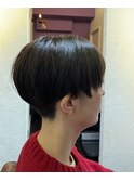 ツーブロックハンサムショート