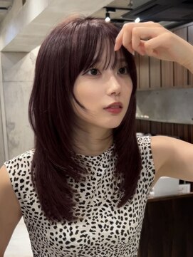 ヨロ 渋谷(YOLO) 韓国ヘアーハッシュカットレイヤーカットハイライトカラー