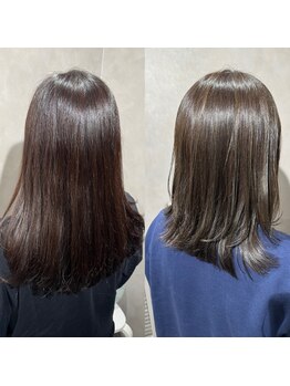 リアンヘアー(Lian hair)の写真/1席のみの落ち着く個室空間で、他のお客様の目を気にせずあなただけのサロンタイムをお過ごし頂けます＊