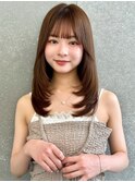 ブリーチなし/韓国風巻/レイヤーカット/髪質改善/縮毛矯正/銀座