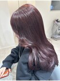  ＊艶髪チェリーレッドワインレッド髪質改善