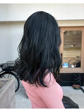 ロッカ(ROCCA) 韓国風くびれミディ×ダークグレージュダークブルー