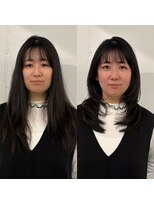 メロウ(me'lou)&nbsp;《me’lou》ロング×レイヤー20代30代40代50代