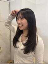 エイチ 梅田(H)&nbsp;くびれフェイスフレーミングミディアムウルフピンクグレージュ