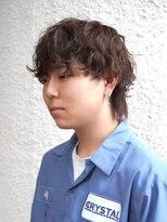 ロットオム 茅ヶ崎(Lot HOMME) リバースセンターパート/ニュアンスパーマ/ダウンバング/茅ヶ崎