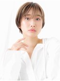 ツヤ髪ダブルカラー丸みコンパクトショートg小山10代20代30代
