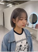 パープルアッシュプツッとボブ