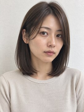 ヘイ 松本店(HEY) 【HEY 松本】髪質改善ツヤストレート×ディープブラウンミディ