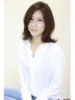 クラウン ヘアー(CLOWN hair)&nbsp;落ち着いたカラーには毛先のハネで軽やかに