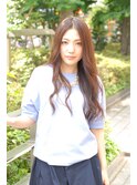 【L by first】大人かわいい、フェミニンロング◎30代40代50代