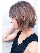 ラウンジ モリオ イケブクロ(Lounge MORIO Ikebukuro) 【morio池袋】大人かわいい前下がり小顔レイヤーボブ#