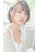 《juQ 日吉店》耳かけ×ヘルシーレイヤーボブ