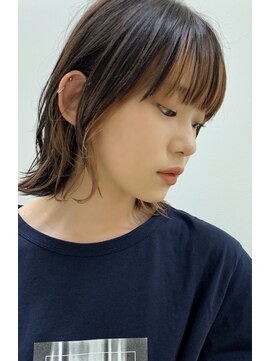 バジル(BASIL) 肩ラインボブ×インナーカラー