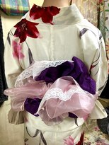 ヘアセットアップス(UP's)&nbsp;『浴衣着付け＋ヘアセット』ＵＰｓオリジナルアレンジ帯＆兵児帯