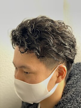 ヒロギンザ 横浜店(HIRO GINZA) ツーブロックパーマスタイル