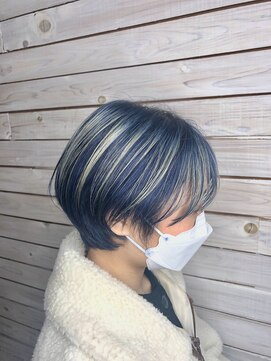 デコヘアー キートス(DECO HAIR kiitos) インナーブルーハイライト