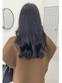【お客様スタイル】アッシュ ブルー グレー ヘアカラー