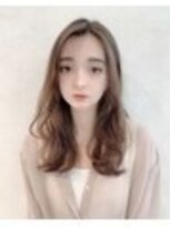 ジュネス 銀座(JYUNESU)&nbsp;ヘルシーロング前髪なしペールベージュ透明感20代30代40代銀座