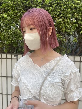 アイコン 博多(ICON.) パツっとミニボブ！ブリーチ必須のダブルカラー！