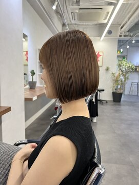 オウル(Owll) ◆◇ナチュラルボブ　ブリーチなしブラウンベージュ◇◆