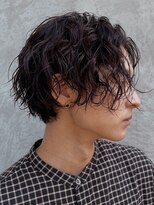 エリマ  茅ヶ崎(elima)&nbsp;S字のカールが人気のセンターパート×波巻きスパイラルパーマ