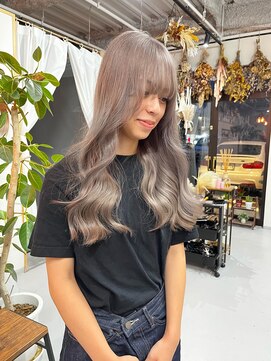 空 ハイトーン/グレージュ/ブリーチカラー