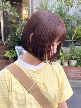 アンプラグド(unplugged) ブリーチなしの暖色カラー