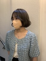 テテ ニコ(tete nico)&nbsp;ボブ　×  グレージュカラー