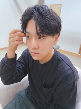 ジェニック 清水(-GENIC) ラフウェーブ×センターパート