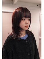 キオン(kyon)&nbsp;【kyon】レイヤーカット×レッドブラウン