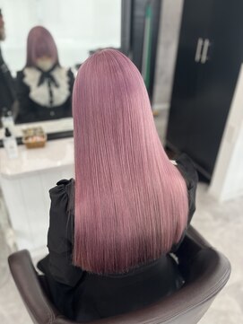 ヘアースタジオ ミツル(hair studio 326) ピンク×ブラウン
