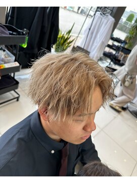 ドープリット(Dope LIT) 縦落ちミルクティーベージュ