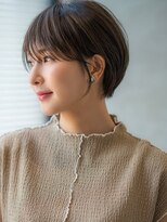 ケアリー 千葉ニュータウン中央(Carelly)&nbsp;大人かわいい前髪セシルカットココアブラウンフリンジウェーブ