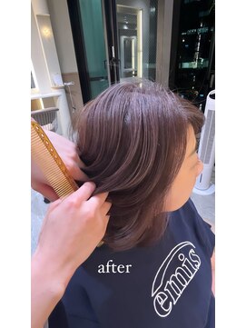 ウインナーヴィジョン 栄 久屋大通店(WINNER VISION) 【大人のファッションカラー】白髪ぼかしハイライト