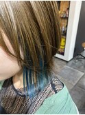 イヤリングカラー×ターコイズブルー(20代／30代)(栃木／小山)