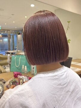 アース 高円寺店(HAIR & MAKE EARTH) ほんのりピンクブラウン♪ 【@mppp_32485】