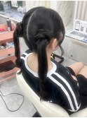 ガーリースタイル/心斎橋/ヘアメ/セットサロン