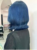 ダブルカラーブルーベージュカラーケアブリーチハイトーンカラー